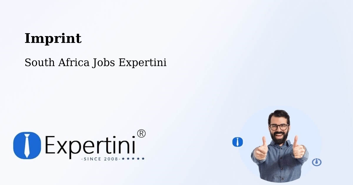 Imprint – Hluhluwe - South Africa Jobs Expertini