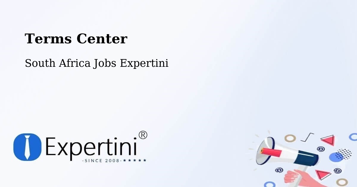 Terms of Service – Hluhluwe - South Africa Jobs Expertini